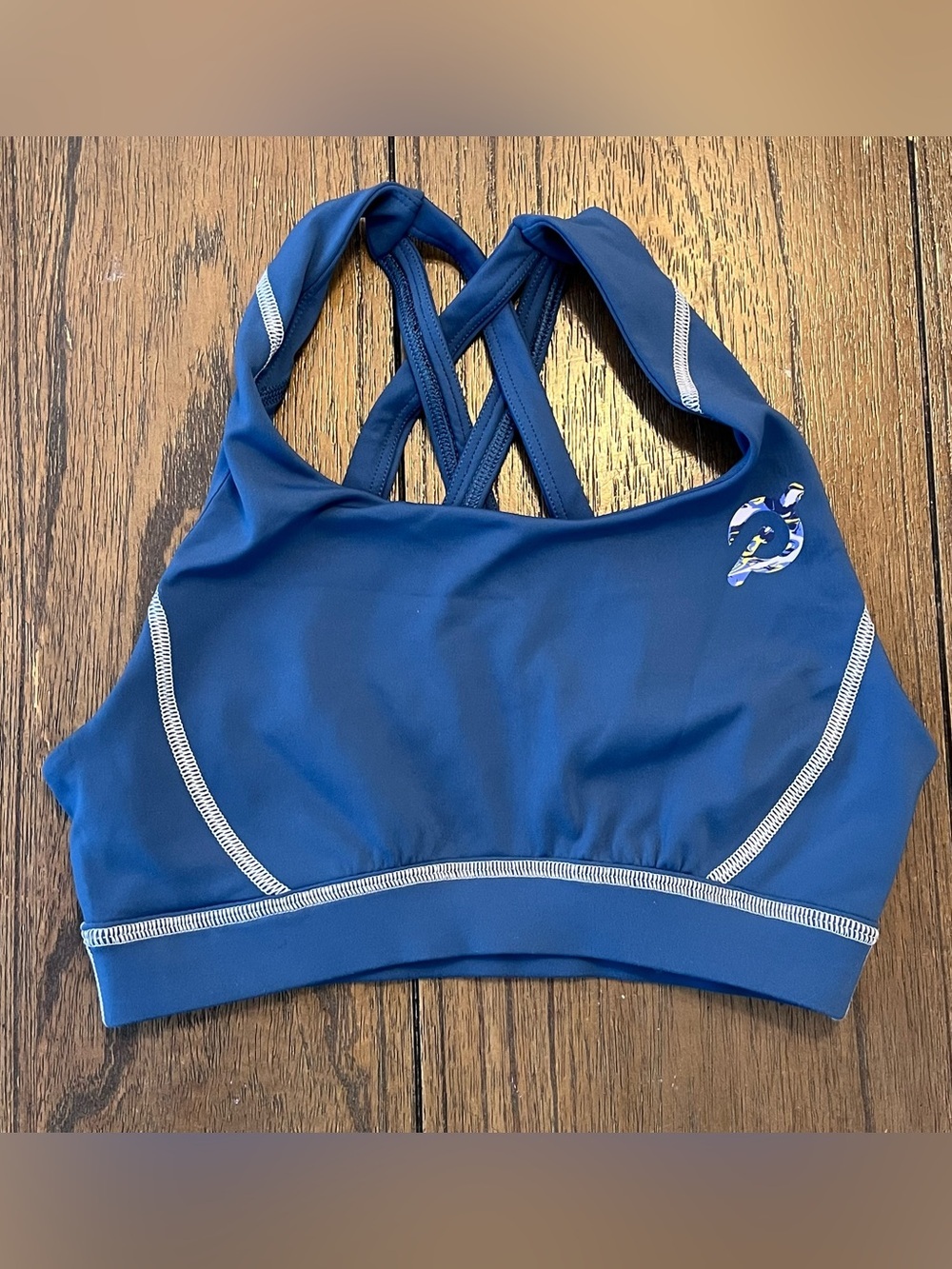 Peloton Blue Sports Bra Womens XS